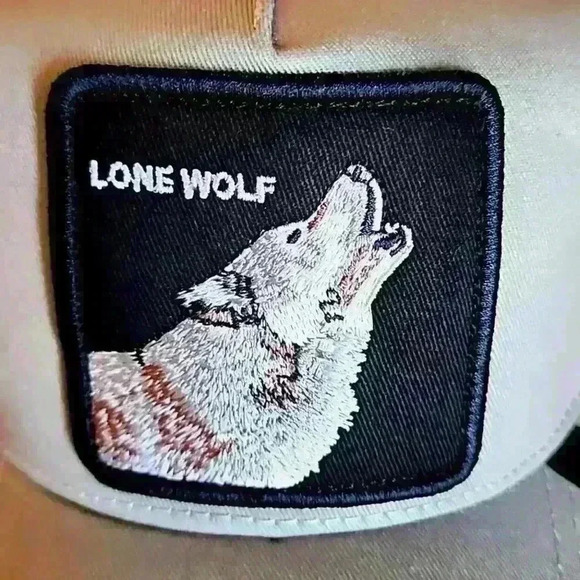 Goorin Bros Lone Wolf Gray on Gray NWT SnapBack Lid - Picture 2 of 5